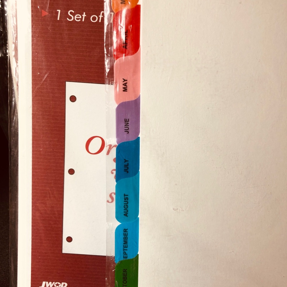 Multi-Color Tab Dividers - Picture 7 of 7
